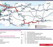 Turkey’s new motorway and bridge projects