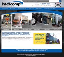 The Home page on US firm Intercomp’s new website