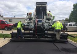 Asphalt Paving Allied Consruction RP195e Paver