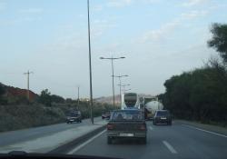 The Rabat bypass runs through the Bouregreg valley