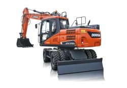 Doosan’s DX170W wheeled excavator 