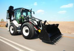 Hidromek HMK 102 B backhoe loader