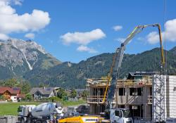 Liebherr truck-mounted concrete pump 