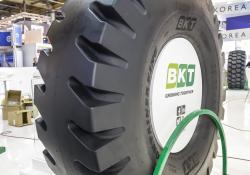 INTERMAT Day 2  BKT tyre 