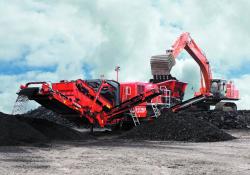 Terex Finlay mobile primary jaw crusher