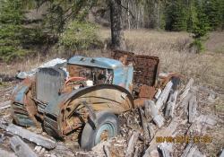 an old parked car 