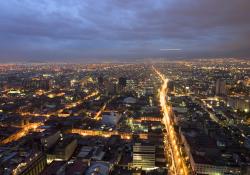 Mexico congested city