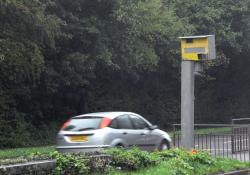 Speed cameras can detect vehicles that are travelling too fast