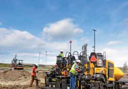 Volvo CE pavers key infrastructure job in Montana