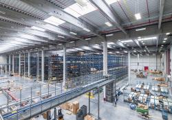 Liebherr logistics facility for its earthmoving machines