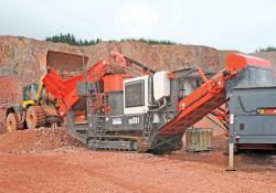 Sandvik’s mobile crusher 