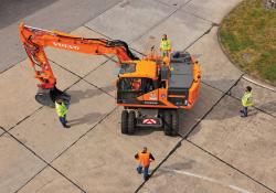 Volvo CE EW160E wheeled excavator