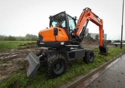 Doosan DX57W-5 excavator 