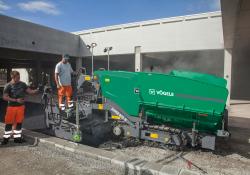 Vögele’s new compact paver