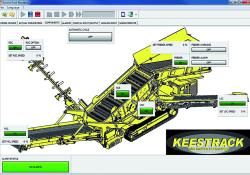 Keestrack’s crushing and screening unit