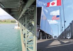 Peace Bridge steelwork 