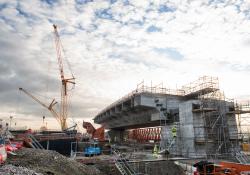 First span of the north approach viaduct 