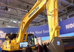 bauma 2016 Daily News Komatsu hybrid excavator HB365LC