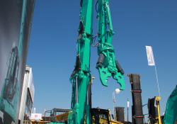 Kobelco’s SK400DLC-9 demolition machine