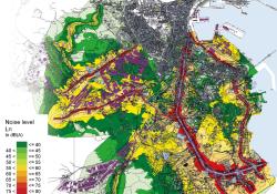 mapping a road noise