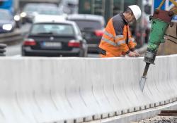 Delta Bloc’s precast safety concrete barrier 