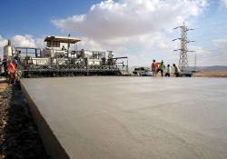 The new highway connecting Egyptian capital Cairo with the Port of Suez