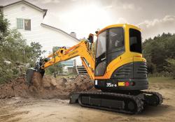 Hyundai's R35Z 9 Compact Excavator