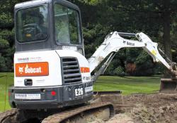 Bobcat E26 mini excavator 