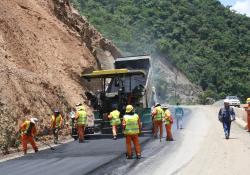 Boliva road construction