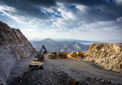 Machines from Volvo CE mountain road UAE