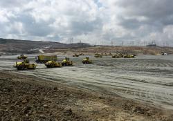 Bomag Rollers operate in line