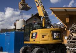 Caterpillar wheeled Excavator