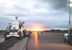 Roadtec machines building Alaska runway 