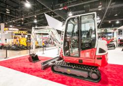 Takeuchi’s battery-powered e240 excavator