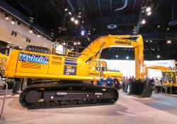 Komatsu HB365LC-3 hybrid excavator