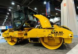 Conexpo 2017 Sakai SW994 twin drum rollers 