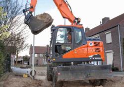 Doosan Bobcat wheeled excavator 