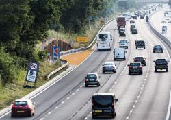 UK's M3 motorway gets first orange emergency area