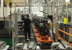 UK machinery output slips