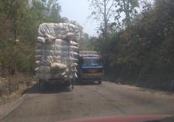 Truck carrying over East West Highway Nepal.jpg