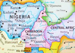 Cameroon map dreamstime