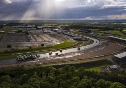 The famous Silverstone F1 racetrack