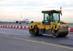 Rome Fiumicini Airport is testing a new asphalt 