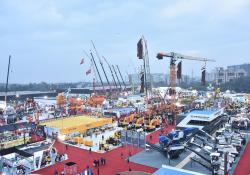 A previous staging of the bauma CONEXPO INDIA exhibition pic: Messe Munchen