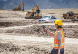 High accuracy augmented reality tools like Trimble SiteVision help visualize complex construction concepts, including both above and below ground assets and designs