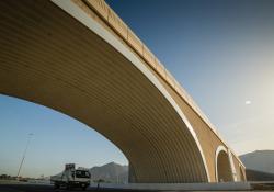 Ras Al Khaimah’s steel arch bridge, UAE, one of the winners of the IRF GRAAs