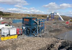 A modular system from Siltbuster is being used to protect water courses around the Preston Western Distributor Road project