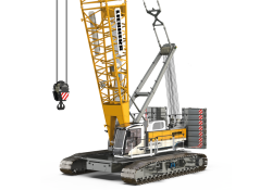 Liebherr is now offering crawler cranes with full electric operation 