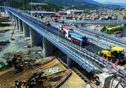 GiPave, graphene-enhanced asphalt, was used for the binder and wearing courses on the new 1,067m-long San Giorgio bridge in Genoa, Italy in July 2020