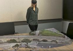 Viewing Stone Bridge With HoloLens | Photo Credit: Bentley Systems